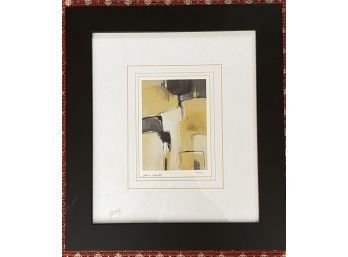 Limited Edition Abstract Print, Signed, Numbered And Framed By Lanie Conith