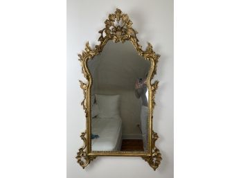 Carvers Guild Style Wood And Gilt Mirror