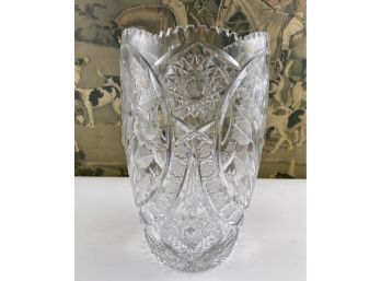 Large  Cut Crystal - Leaded Vase