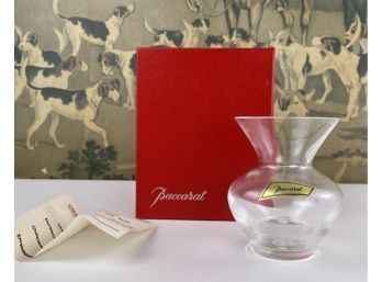 Baccarat Crystal Bud Vase - New In Box