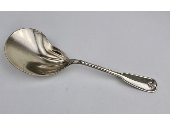 Tiffany & Co. Sterling Silver 'Palm' Pattern Wave Edge Serving Spoon