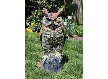 Vintage Acrylic Garden Owl