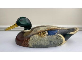 Vintage Collectable Wildfowler Decoys Wood Duck Decoy