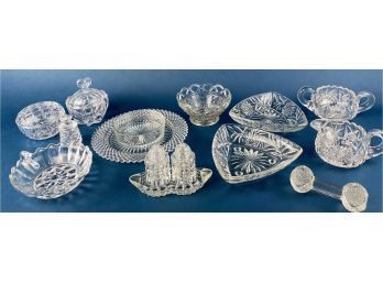 Large Lot Vintage Cut Glass & Crystal Pieces 1 Waterford