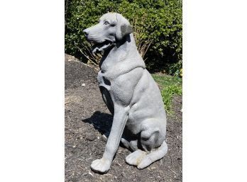 Large Labrador Retriever Dog Garden Lawn Yard Art Decor Statue