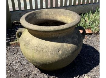 Large Two Handled Stoneware, Urn, Planter Pot