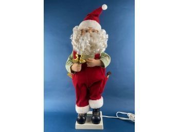 Vintage Telco Creations, Tall Lighted Santa Christmas Figure