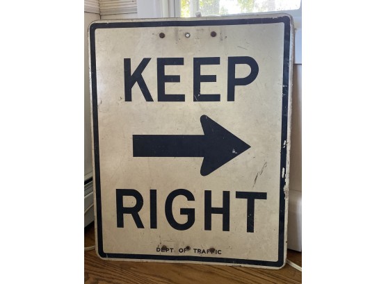 Traffic Sign - Keep Right