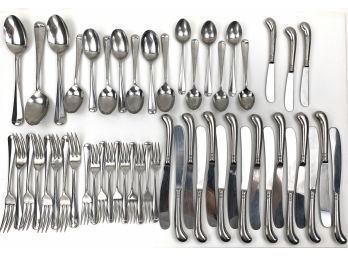 58 Pieces Of Geogian House 18 - 8 Stainless Steel Flatware