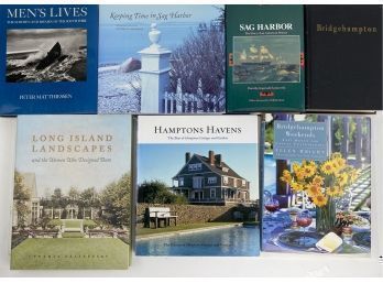 7 Coffee Table Books With Reference To The Hamptons - Sag Harbor, Bridge Hampton, Fishing And Landscaping