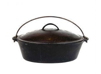 Vintage Wagner Ware Cast Iron Dutch Oven - Made In Sydney, Australia