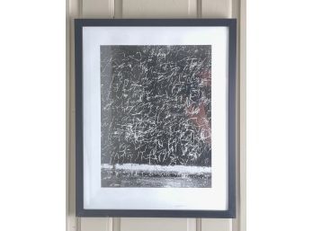 Print Of A Photograph Of A Cy Twombly Painting