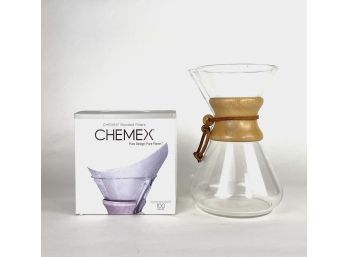 Chemex Coffee Maker And Box Of Filters