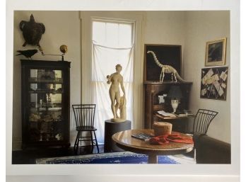 Large Color Photograph Of Home Interior - Some Decor Is On Auction