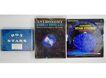 Astronomy Book, Chart And Guide To The Night Sky, Star Cards