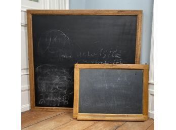 2 Vintage Chalk Boards