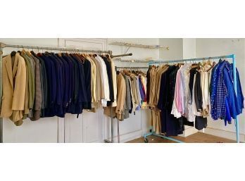 Impressive High End Designer Men's Wear Collection - Polo, Ralph Lauren, Brooks Brothers, Calvin Klein, Etc.