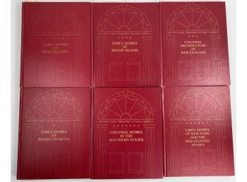 Architectural Treasures Of Early America Hill 6 Volumes Of An 8 Volume Set