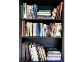 Assortment Reference Books On Art, Early American Architecture And Home Design, Cooking, Interior Design