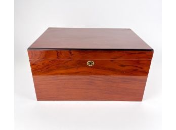 Large Double Drawer Wooden Humidor From Savoy