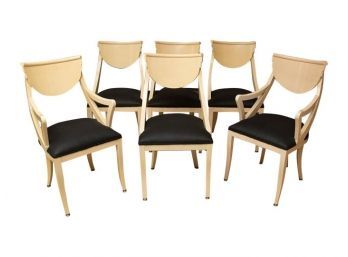 Ello By Pietro Constantini MCM 2 Arm, 4 Side Dining Chairs
