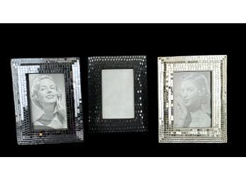 Set Of Three Mosaic Picture Frames