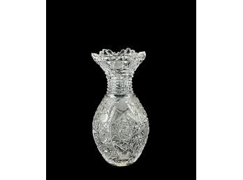 10' Vintage Russian Cut Crystal Decanter