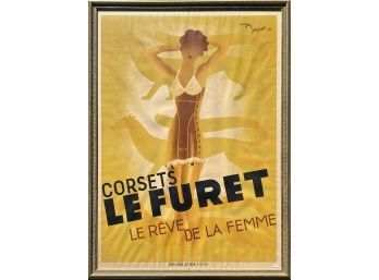Large Vintage French Poster By Roger Perot, Circa 1933