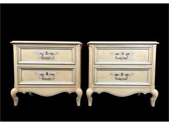Pair Of 2 Drawer Night Or Bed Side Tables