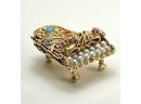 14k Gold Vintage Piano Charm