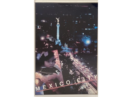 Mexico City, American Airlines Vintage Framed Travel Poster
