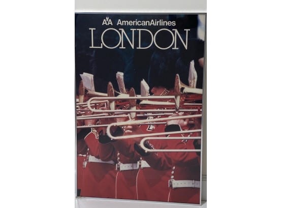 London, American Airlines Vintage Framed Travel Poster