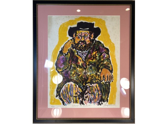 Signed Limited Edition Lithograph, 'abram The Bookseller'