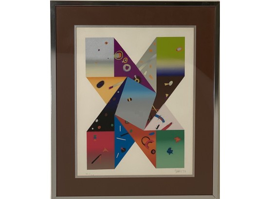 Silkscreen By Artist Peter Grass, Signed And Numbered, 1973