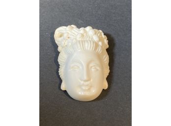 Antique Bone Carving - Chinese Female Head