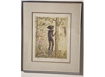 El Eterno Dilema, Signed And Numbered Lithograph