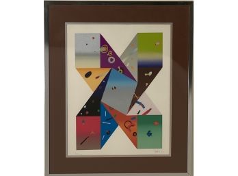 Silkscreen By Artist Peter Grass, Signed And Numbered, 1973
