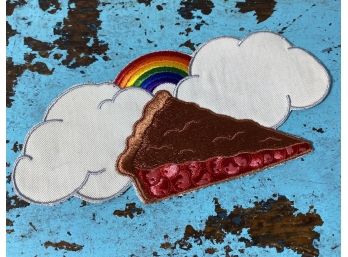 Rainbow And Cherry Pie Large Patch