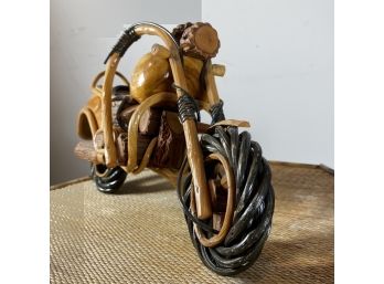 Rattan Toy Motorcycle