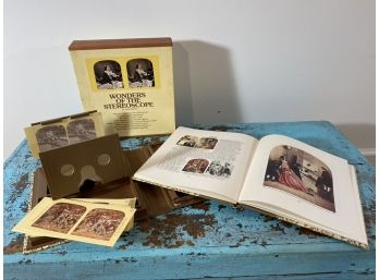 Stereoscope Kit - Wonders Of The Stereoscope Book, Cards And Stereoscope