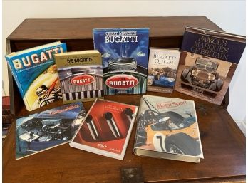 8 Reference Books On The Bugatti