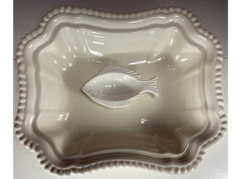 Two Ceramic Copeland Spode Pieces, Fish And Serving Dish