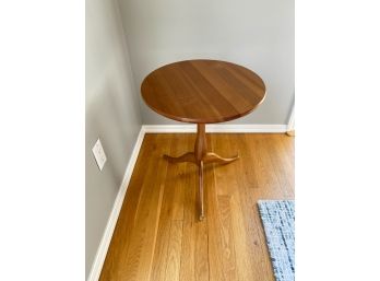 W - Vintage Ikea - Round Top, Tripod Base Side Table