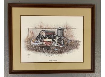 EQ - Limited Edition Framed Print, 'the Art Of Mining', By Wayne Hensley, Artist And Coal Miner