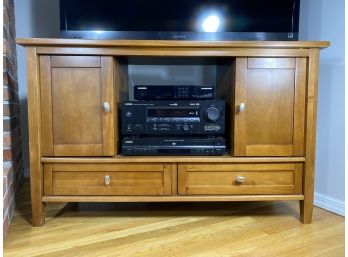 W- Wooden Entertainment Console Cabinet From Rumrunner