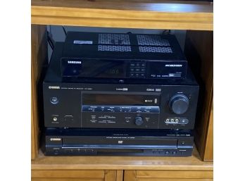W - Yamaha Home Stereo System And Components With Subwoofer And Speaker
