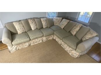 W - Large, Comfortable Rolled Arm, Sectional Sofa From Rumrunner