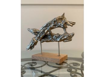 EQ - Wood And Metal Sculpture