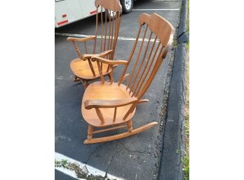 Antique Wooden Rocking Chairs