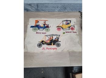 Old Car Tapestry